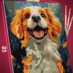 Картина по номерам Собаки 40x50