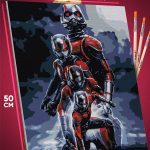 Картина по номерам Marvel Человек-муравей 40x50