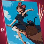 Картина по номерам Миядзаки Аниме Ведьмина служба доставки 40x50