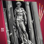 Картина по номерам Статуя Аполлон античная 40x50