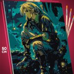 Картина по номерам The Legend of Zelda Игра Линк фэнтези 40x50