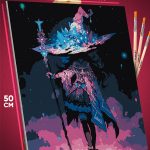 Картина по номерам Темная фэнтези ведьма 40x50