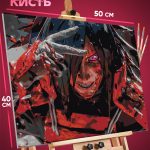 Картина по номерам Наруто Аниме Мадара Учиха 40x50