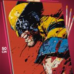 Картина по номерам X-Men Росомаха 40x50