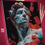 Картина по номерам Статуя искусство скульптура 40x50
