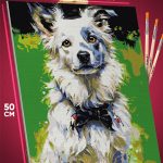 Картина по номерам Собаки 40x50