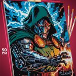 Картина по номерам Marvel Доктор Дум 40x50