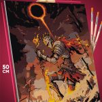Картина по номерам Dark Souls Игра рыцарь 40x50