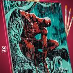 Картина по номерам Marvel Сорвиголова 40x50