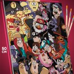 Картина по номерам Мультсериалы Гравити Фолз 40x50