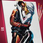 Картина по номерам Marvel Человек-паук Майлз Моралес и Гвен 40x50