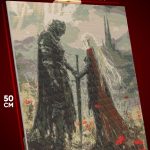Алмазная мозаика Темная фэнтези рыцарь и эльф 40x50