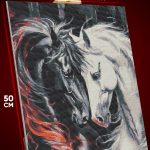 Алмазная мозаика Животные Конь Лошадь 40x50