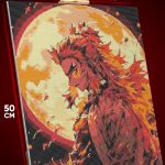 Алмазная мозаика Клинок рассекающий демонов Аниме Ренгоку 40x50