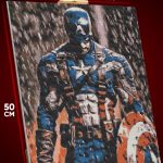 Алмазная мозаика Marvel Капитан Америка 40x50