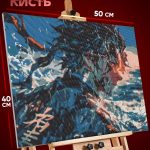 Алмазная мозаика Клинок рассекающий демонов Аниме Тандзиро 40x50