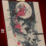 Алмазная мозаика Пейзажи Абстракция луна 40x50