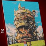 Алмазная мозаика Аниме Ходячий замок 40x50