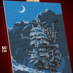 Алмазная мозаика Аниме Ходячий замок 40x50