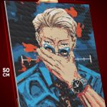 Алмазная мозаика Магическая битва Аниме Нанами Кенто 40x50