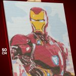 Алмазная мозаика Marvel Железный человек 40x50