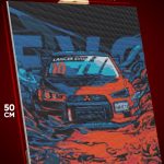 Алмазная мозаика Авто Митсубиси Лансер 40x50