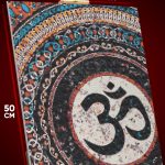 Алмазная мозаика Абстракция Буддизм Йога ОМ Символы 40x50