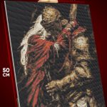 Алмазная мозаика Темная фэнтези Игра Dark Souls 40x50
