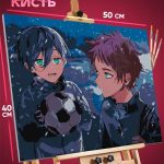 Картина по номерам Синяя тюрьма Аниме 40x50