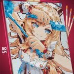 Картина по номерам Геншин Импакт Эскофье 40x50