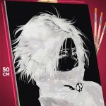 Картина по номерам Токийский гуль Аниме дед инсайд 40x50