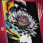 Картина по номерам Абстракция Цветы 40x50