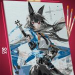 Картина по номерам Zenless Zone Zero Игра Мияби Хосими 40x50