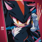 Картина по номерам Sonic мультфильм Шэдоу Ёж 40x50