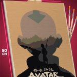 Картина по номерам Аватар: Легенда об Аанге маг воздуха 40x50