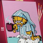 Картина по номерам Мультфильмы Гарфилд кот 40x50