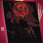 Картина по номерам Воин современный 40x50