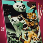 Картина по номерам Мультфильмы Кунг-фу Панда 40x50
