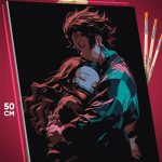 Картина по номерам Клинок рассекающий демонов Аниме 40x50