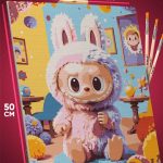 Картина по номерам Лабубу Labubu 40x50