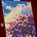 Алмазная мозаика Пейзажи Япония Гора Фудзияма 40x50