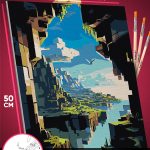 Картина по номерам Игры Майнкрафт 40x50