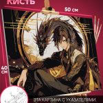 Картина по номерам Геншин Импакт Чжун Ли 40x50