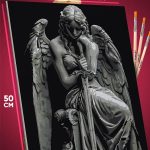 Картина по номерам Религия ангел статуя 40x50
