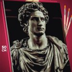 Картина по номерам Статуя скульптура 40x50