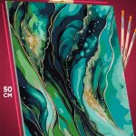 Картина по номерам Абстракция волны 40x50
