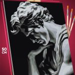 Картина по номерам Статуя греческая скульптура 40x50