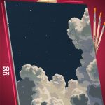 Картина по номерам Абстракция облака звезды 40x50