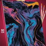 Картина по номерам Абстракция волны 40x50