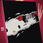 Картина по номерам Hello Kitty Арт 40x50
